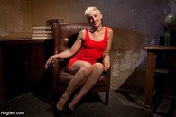 hogtie babes suffers through pussy pain