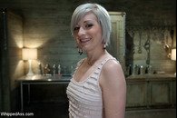 Pierced tits get whipped and spanked