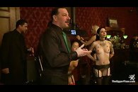 Maestro shares his slaves with vintage public